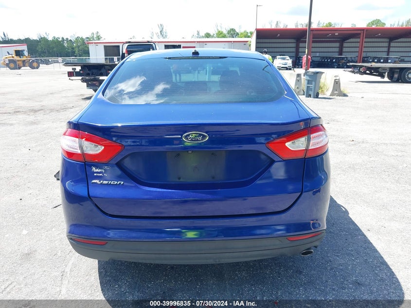 2016 Ford Fusion S VIN: 3FA6P0G75GR376508 Lot: 39996835