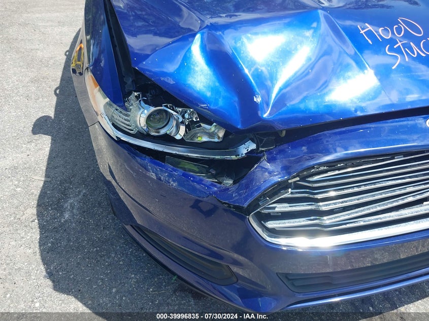 2016 Ford Fusion S VIN: 3FA6P0G75GR376508 Lot: 39996835