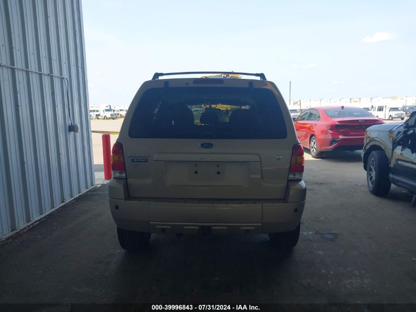 2007 Ford Escape Limited VIN: 1FMCU94147KA44005 Lot: 39996843