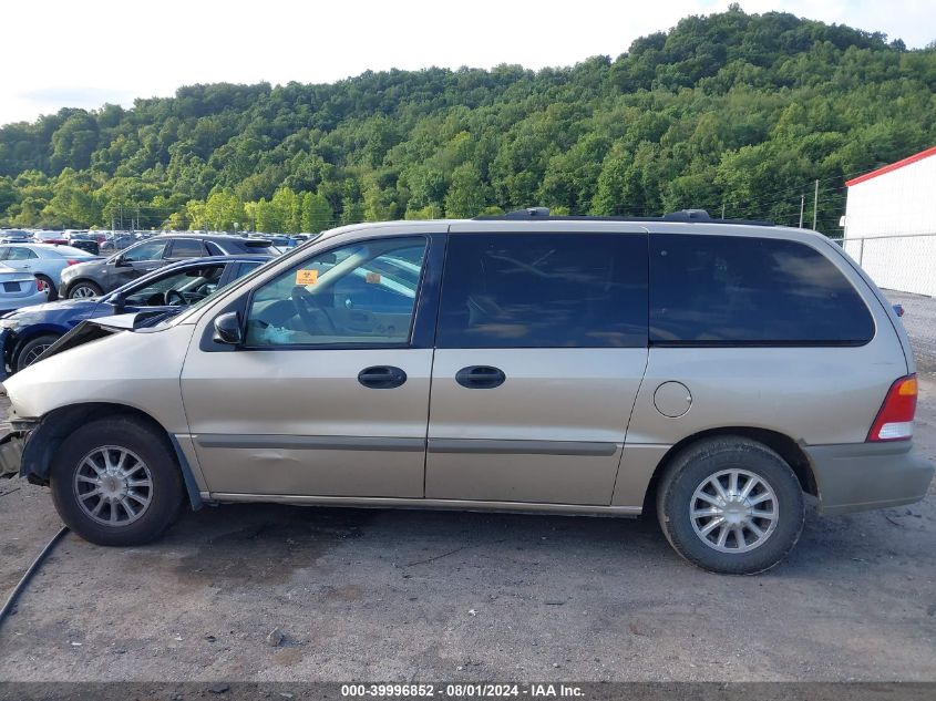 2001 Ford Windstar Lx VIN: 2FMDA51401BA26722 Lot: 39996852