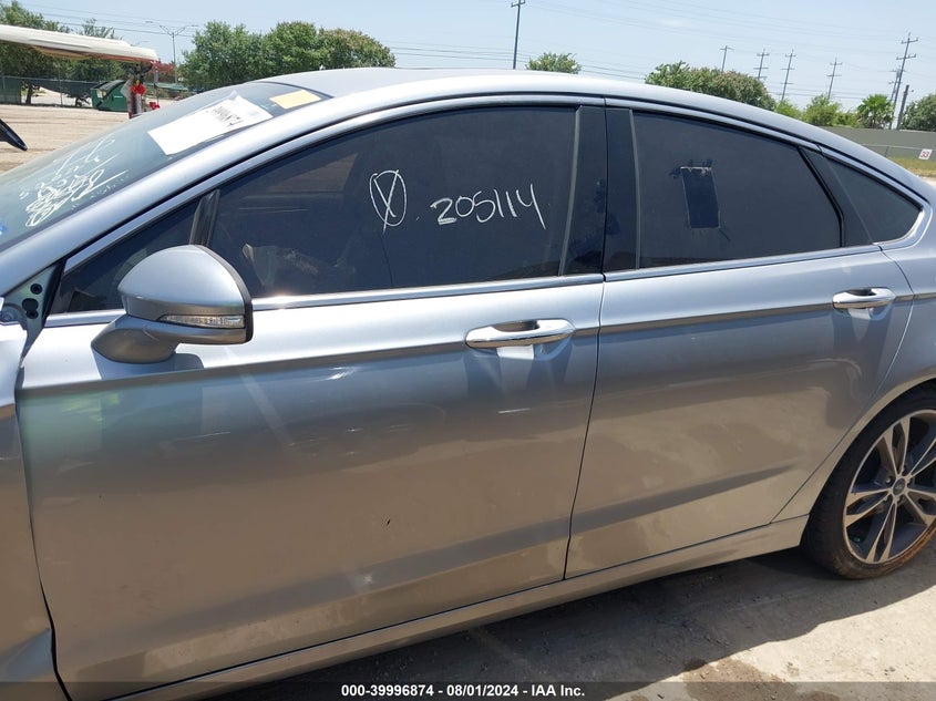 2020 Ford Fusion Titanium VIN: 3FA6P0D97LR205114 Lot: 39996874