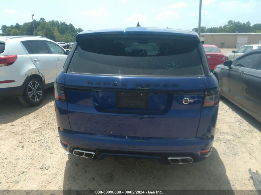 2021 Land Rover Range Rover Sport Svr/Svr Carbon Edition VIN: SALWZ2RE2MA761289 Lot: 39996880