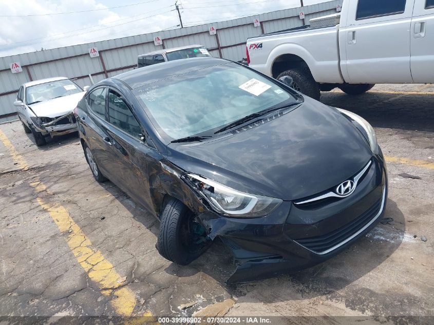 5NPDH4AE3GH793626 2016 HYUNDAI ELANTRA - Image 1