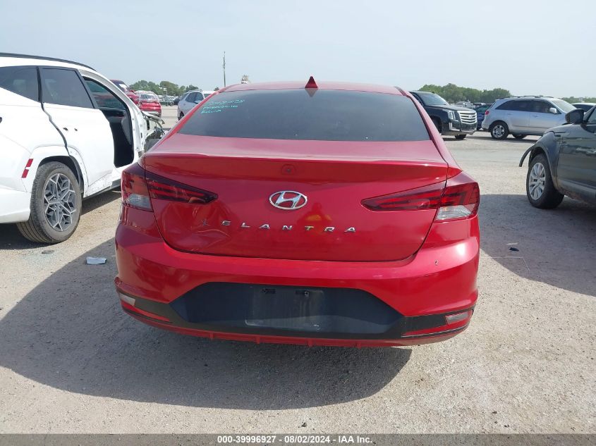 2019 Hyundai Elantra Sel VIN: 5NPD84LF2KH405462 Lot: 39996927