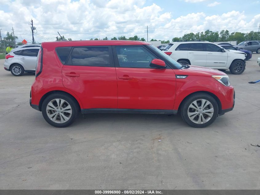 2016 Kia Soul + VIN: KNDJP3A50G7867735 Lot: 39996980