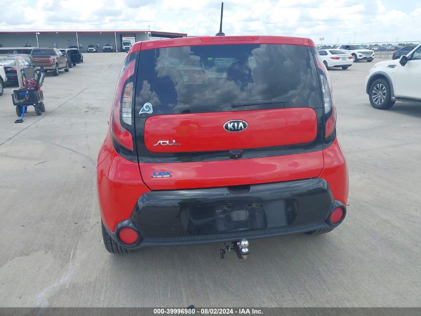 2016 Kia Soul + VIN: KNDJP3A50G7867735 Lot: 39996980