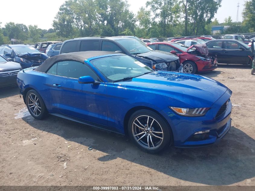 2017 Ford Mustang Ecoboost Premium VIN: 1FATP8UH9H5278696 Lot: 39997003