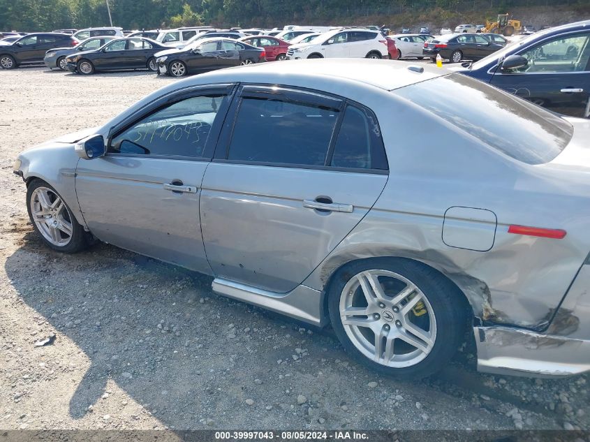 2007 Acura Tl Type S VIN: 19UUA76557A012595 Lot: 39997043