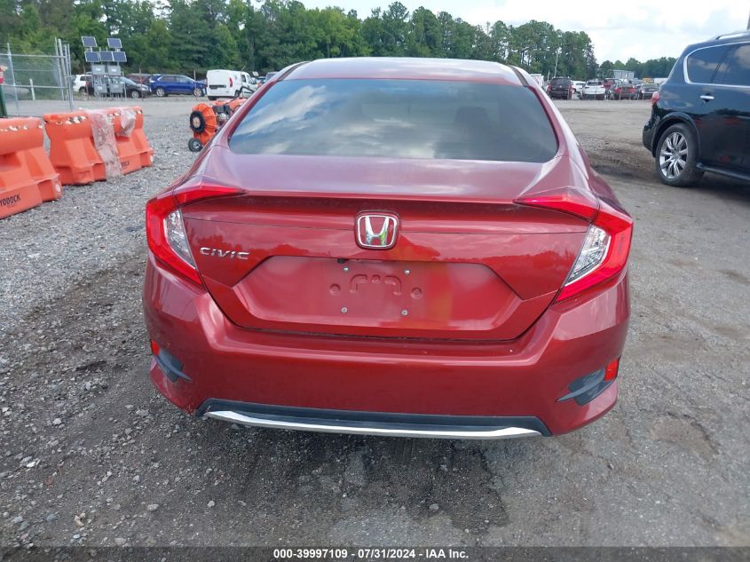 2020 Honda Civic Lx VIN: 2HGFC2F61LH598402 Lot: 39997109