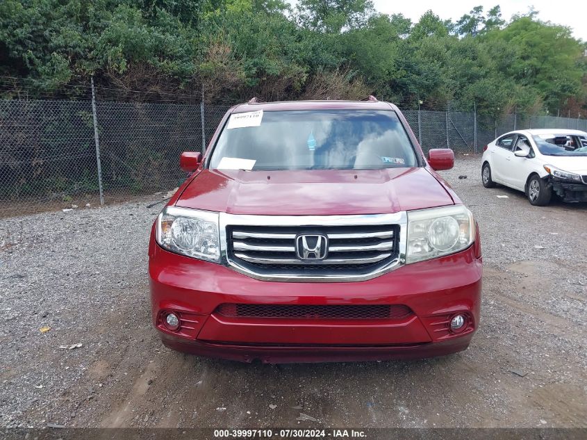 2010 Honda Pilot Touring VIN: 5FNYF4H92AB040739 Lot: 39997110