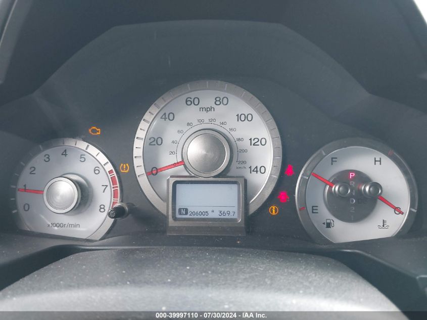 2010 Honda Pilot Touring VIN: 5FNYF4H92AB040739 Lot: 39997110