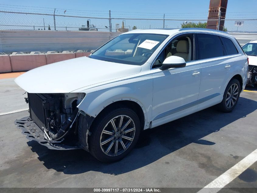 2018 Audi Q7 2.0T Premium VIN: WA1LHAF74JD044104 Lot: 39997117