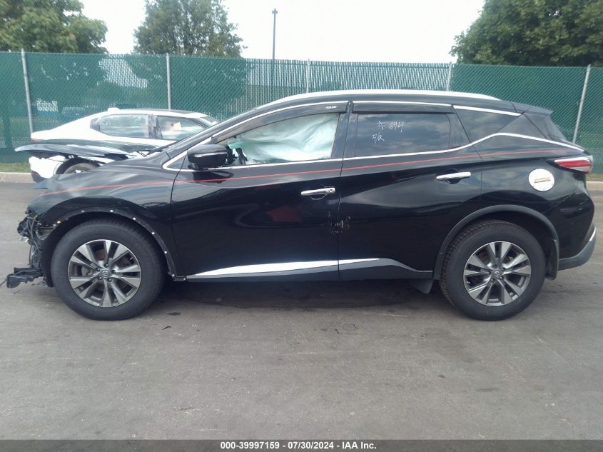 2015 Nissan Murano Sl VIN: 5N1AZ2MH1FN244012 Lot: 39997159