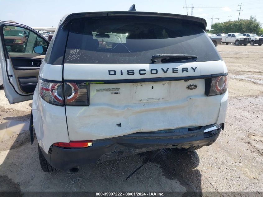 2017 Land Rover Discovery Sport Hse VIN: SALCR2BG1HH693384 Lot: 39997222