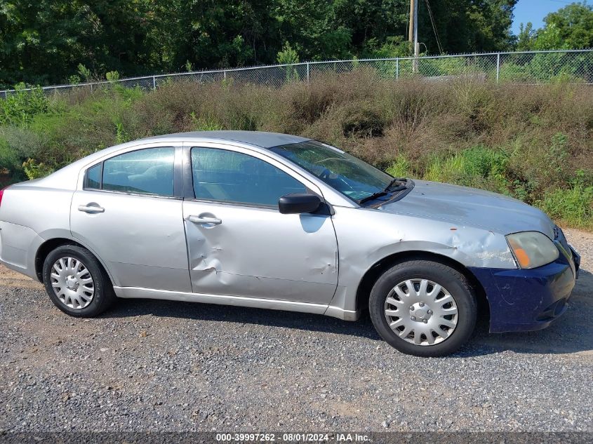 2007 Mitsubishi Galant Es/Se VIN: 4A3AB36F37E054494 Lot: 39997262