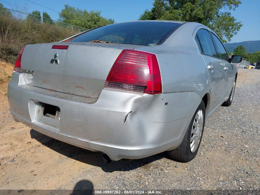 2007 Mitsubishi Galant Es/Se VIN: 4A3AB36F37E054494 Lot: 39997262