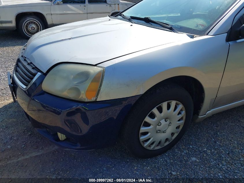 2007 Mitsubishi Galant Es/Se VIN: 4A3AB36F37E054494 Lot: 39997262