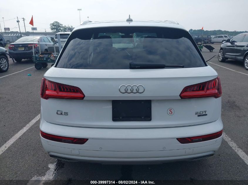 2018 Audi Q5 2.0T Premium/2.0T Tech Premium VIN: WA1BNAFYXJ2179905 Lot: 39997314