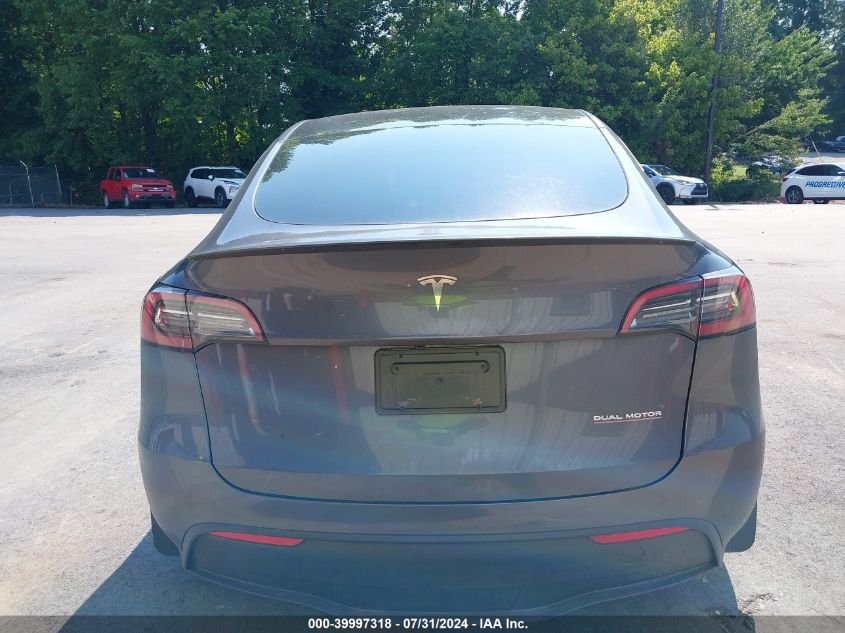 2023 Tesla Model Y Awd/Performance Dual Motor All-Wheel Drive VIN: 7SAYGDEF2PF700605 Lot: 39997318