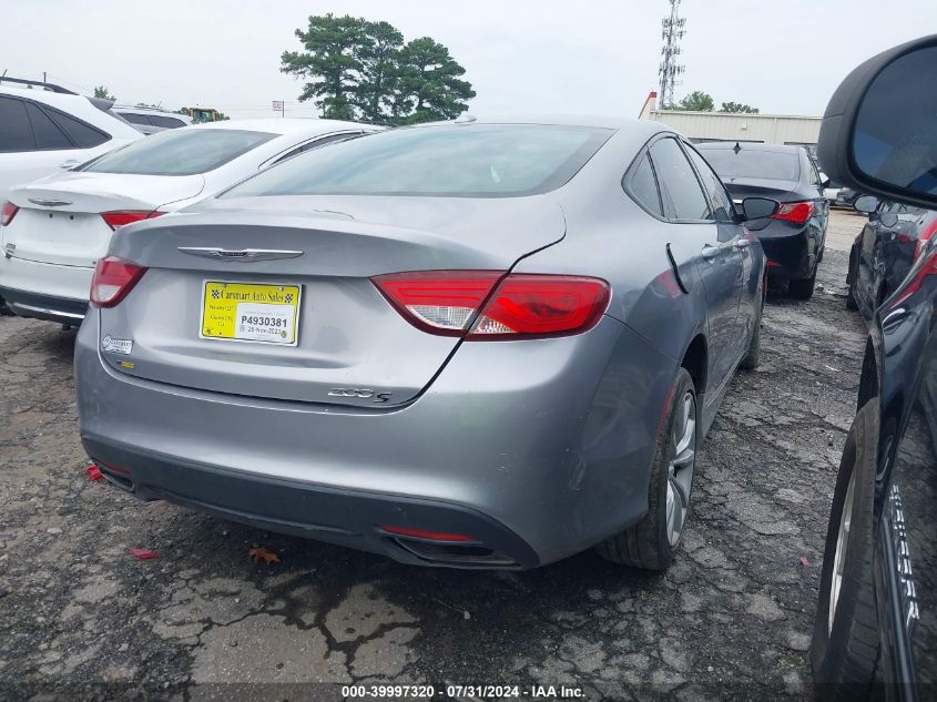 1C3CCCBB4FN724861 2015 Chrysler 200 S