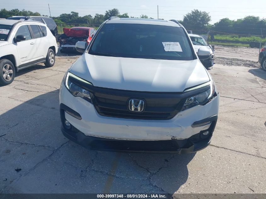 2021 Honda Pilot Se VIN: 5FNYF5H28MB006155 Lot: 39997348