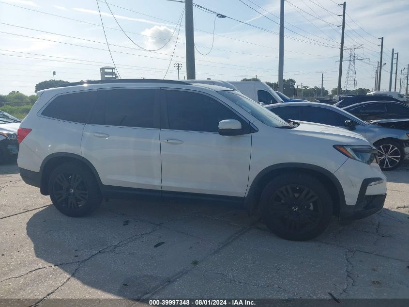 2021 Honda Pilot Se VIN: 5FNYF5H28MB006155 Lot: 39997348