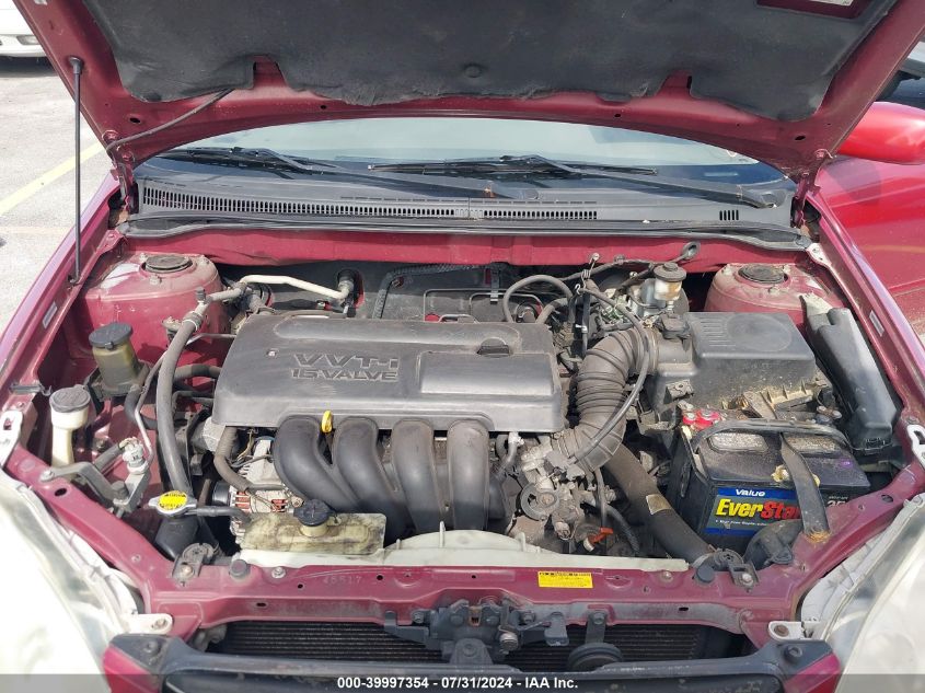 2004 Toyota Corolla Le VIN: 1NXBR32E54Z281182 Lot: 39997354