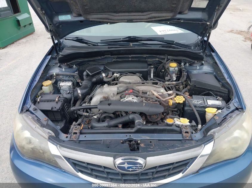 2008 Subaru Impreza 2.5I VIN: JF1GE61658H510921 Lot: 39997364