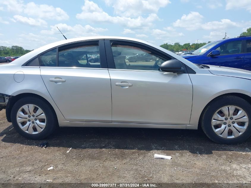 2012 Chevrolet Cruze Ls VIN: 1G1PC5SH8C7160511 Lot: 39997371