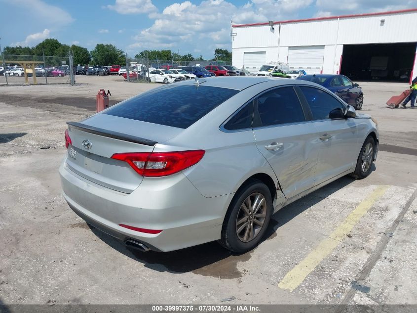 5NPE24AF7GH283259 | 2016 HYUNDAI SONATA