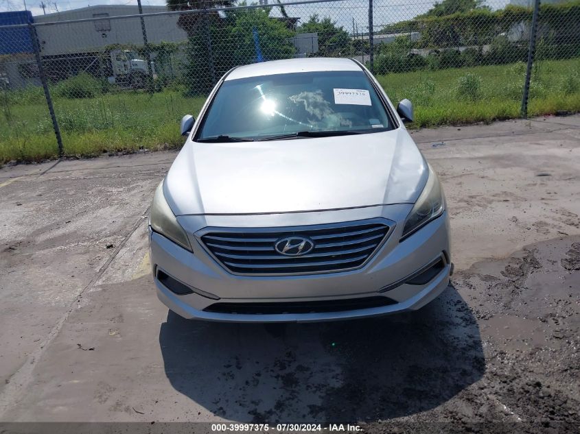 2016 Hyundai Sonata Se VIN: 5NPE24AF7GH283259 Lot: 39997375
