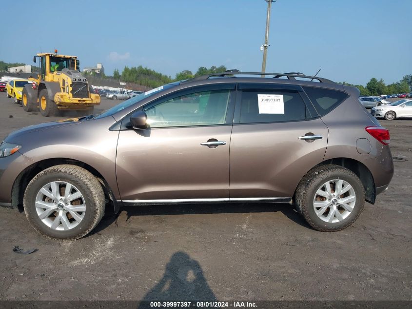 2013 Nissan Murano Sl VIN: JN8AZ1MW3DW305742 Lot: 39997397