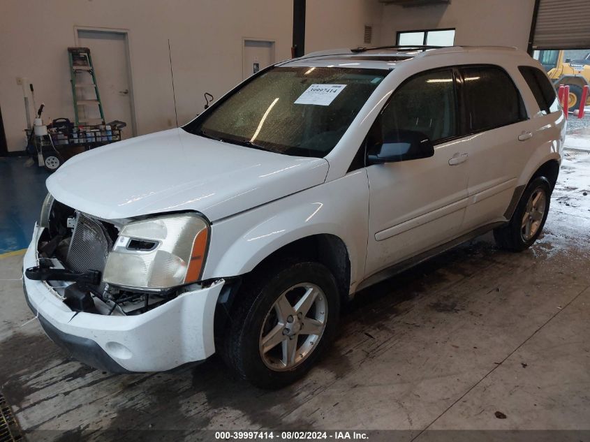 2005 Chevrolet Equinox Lt VIN: 2CNDL63F556028690 Lot: 39997414