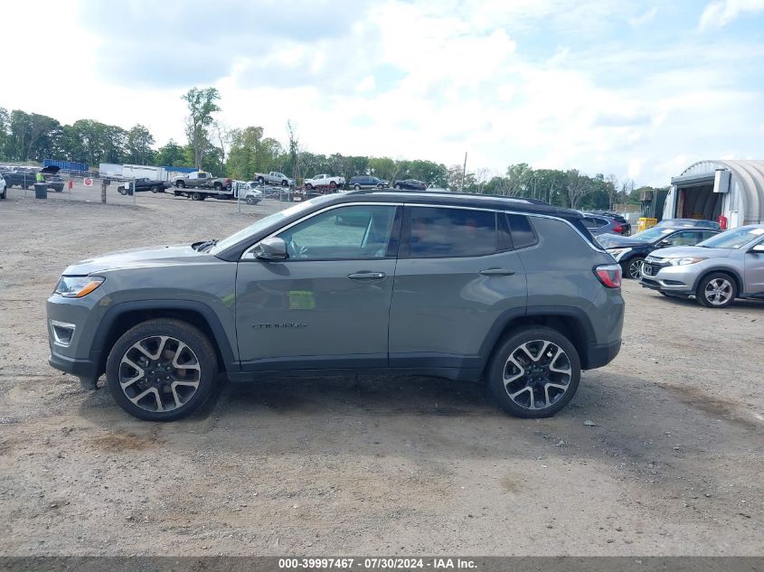 2020 Jeep Compass Limited 4X4 VIN: 3C4NJDCB7LT196646 Lot: 39997467