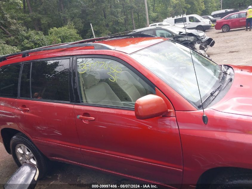 2003 Toyota Highlander V6 VIN: JTEHF21A230113341 Lot: 39997486