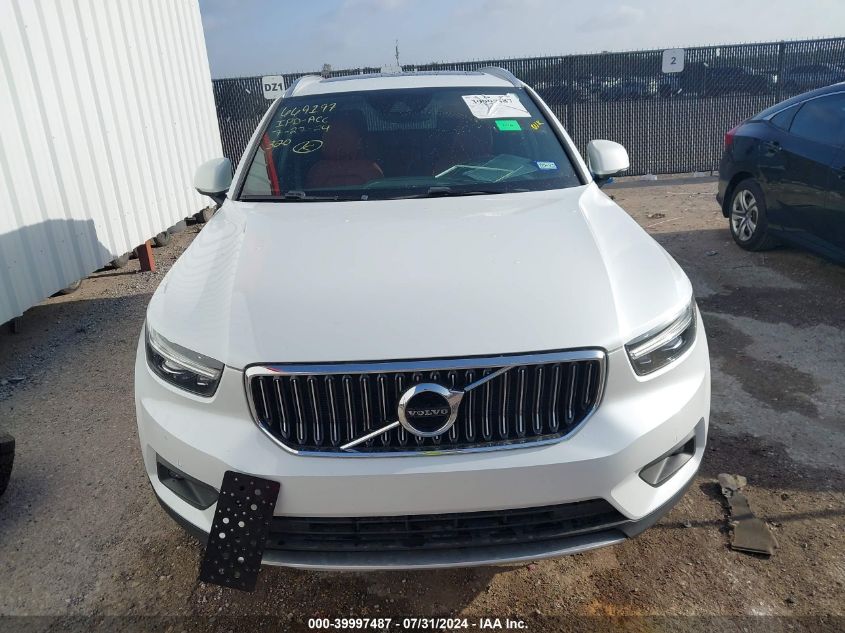 2021 Volvo Xc40 T5 Inscription VIN: YV4162UL7M2461268 Lot: 39997487