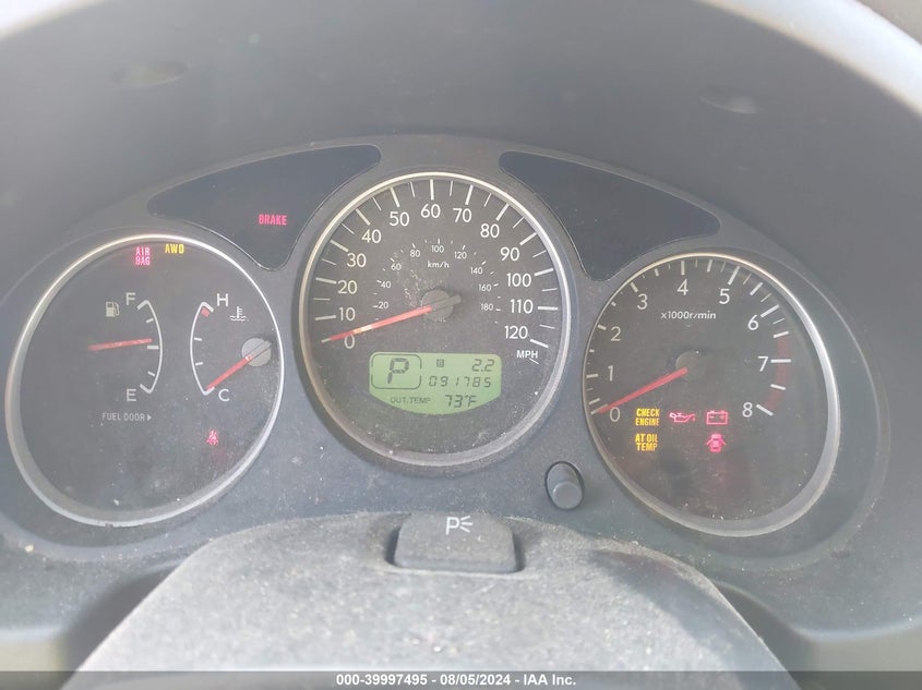 2007 Subaru Forester 2.5X VIN: JF1SG63647H720796 Lot: 39997495