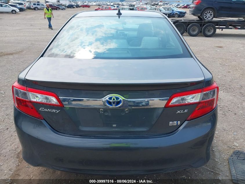 2012 Toyota Camry Hybrid Xle VIN: 4T1BD1FK2CU043694 Lot: 39997516