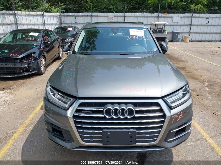 2017 Audi Q7 3.0T Premium VIN: WA1LAAF71HD001791 Lot: 39997521