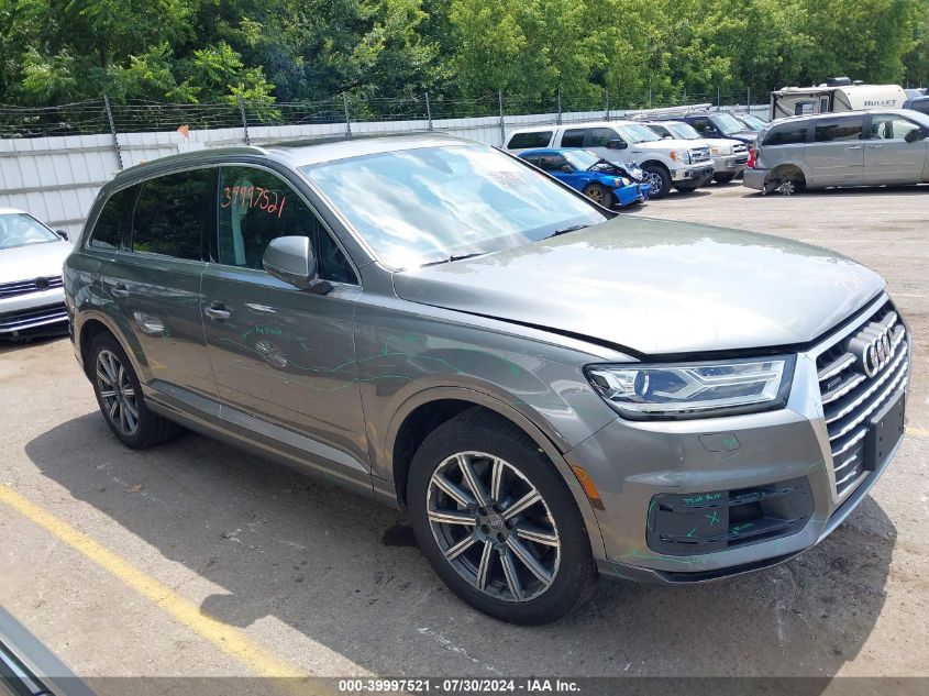 2017 Audi Q7 3.0T Premium VIN: WA1LAAF71HD001791 Lot: 39997521