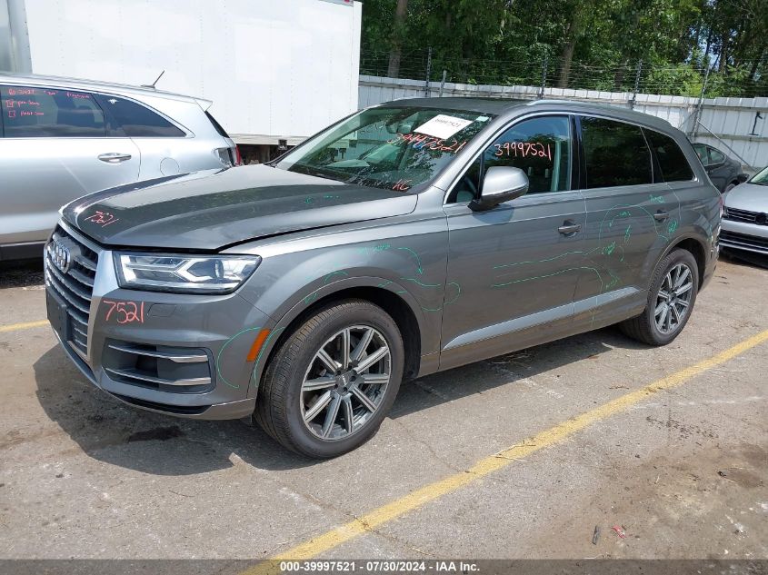 2017 Audi Q7 3.0T Premium VIN: WA1LAAF71HD001791 Lot: 39997521