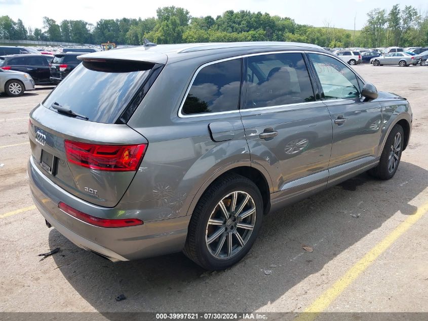 2017 Audi Q7 3.0T Premium VIN: WA1LAAF71HD001791 Lot: 39997521