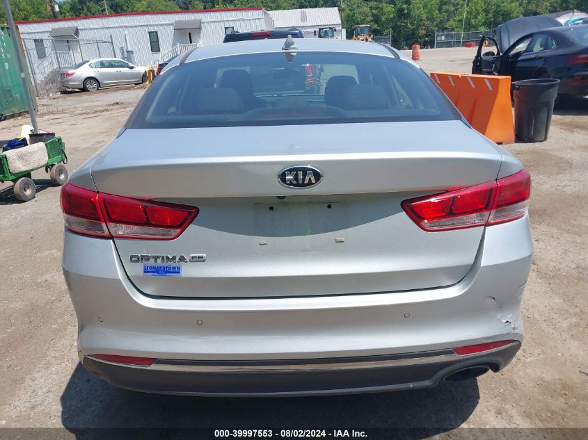 2018 Kia Optima Lx VIN: 5XXGT4L3XJG248954 Lot: 39997553