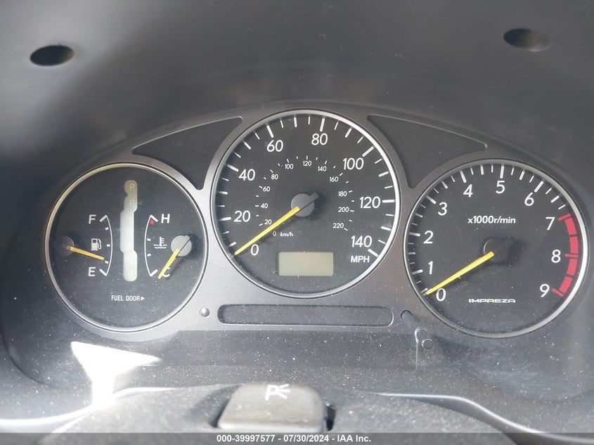 2002 Subaru Impreza Wrx VIN: JF1GD296X2H502787 Lot: 39997577