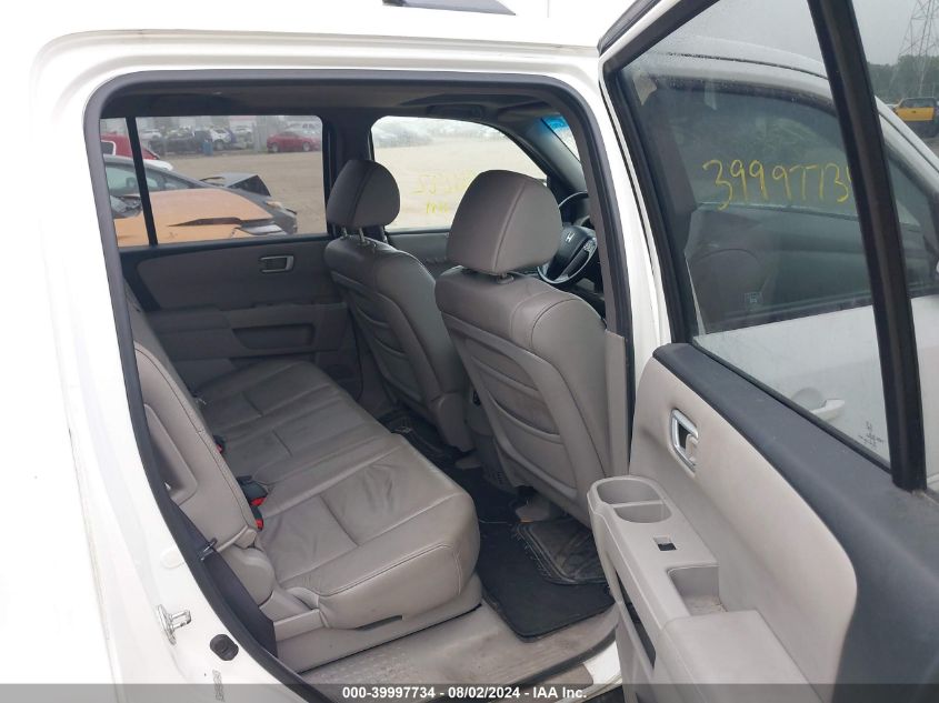 2010 Honda Pilot Ex-L VIN: 5FNYF4H52AB028863 Lot: 39997734