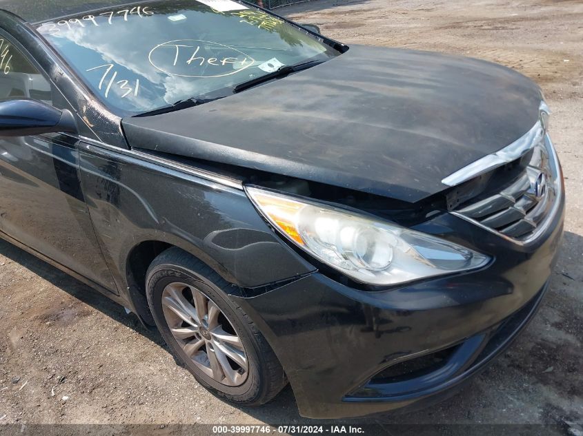 2013 Hyundai Sonata Gls VIN: 5NPEB4AC0DH793647 Lot: 39997746