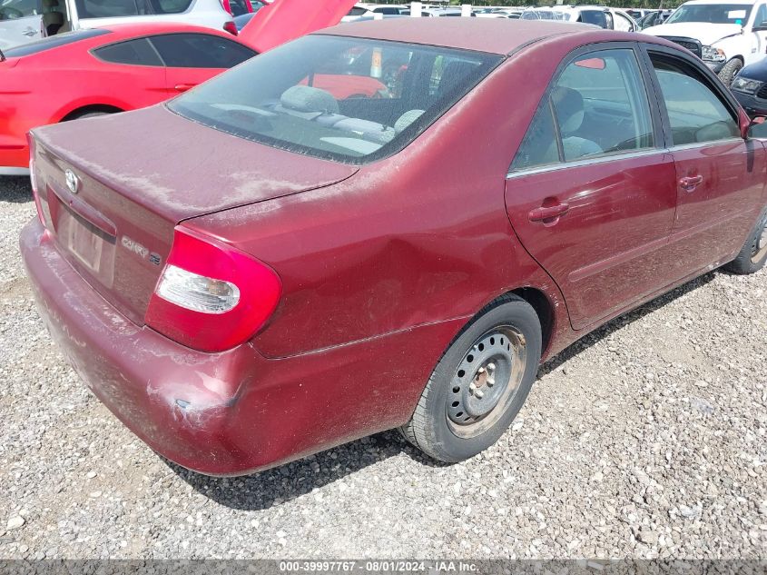 2004 Toyota Camry Se VIN: 4T1BE32K34U283837 Lot: 39997767