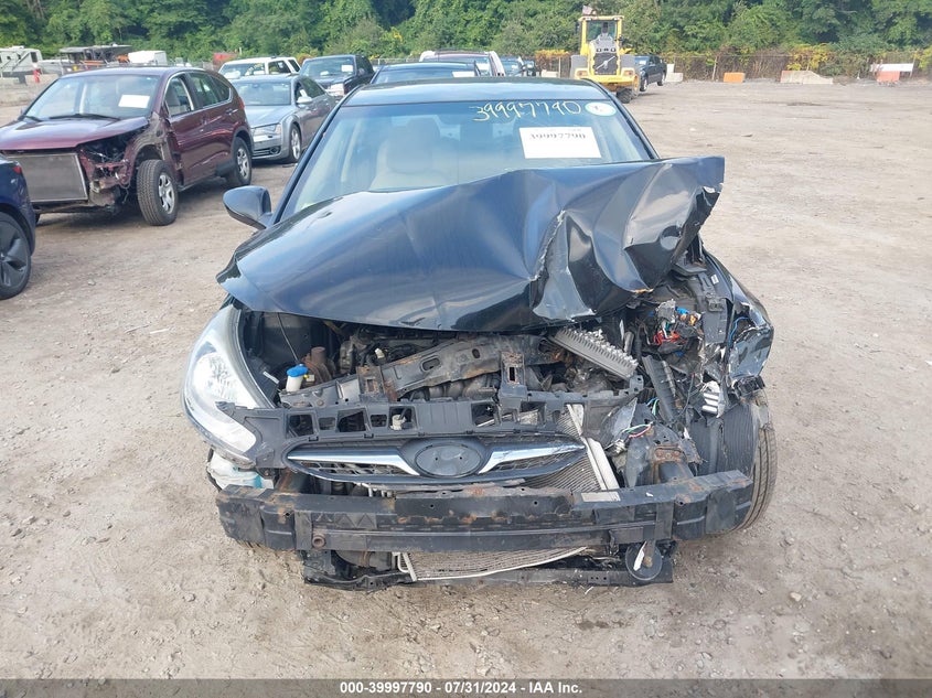 2012 Hyundai Accent Gls VIN: KMHCT4AE8CU062583 Lot: 39997790