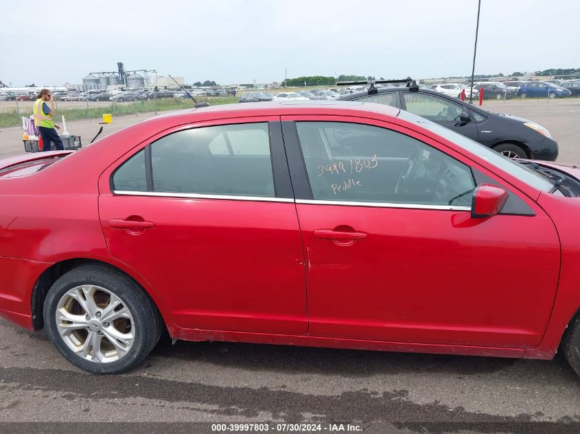 2012 Ford Fusion Se VIN: 3FAHP0HA5CR229473 Lot: 39997803