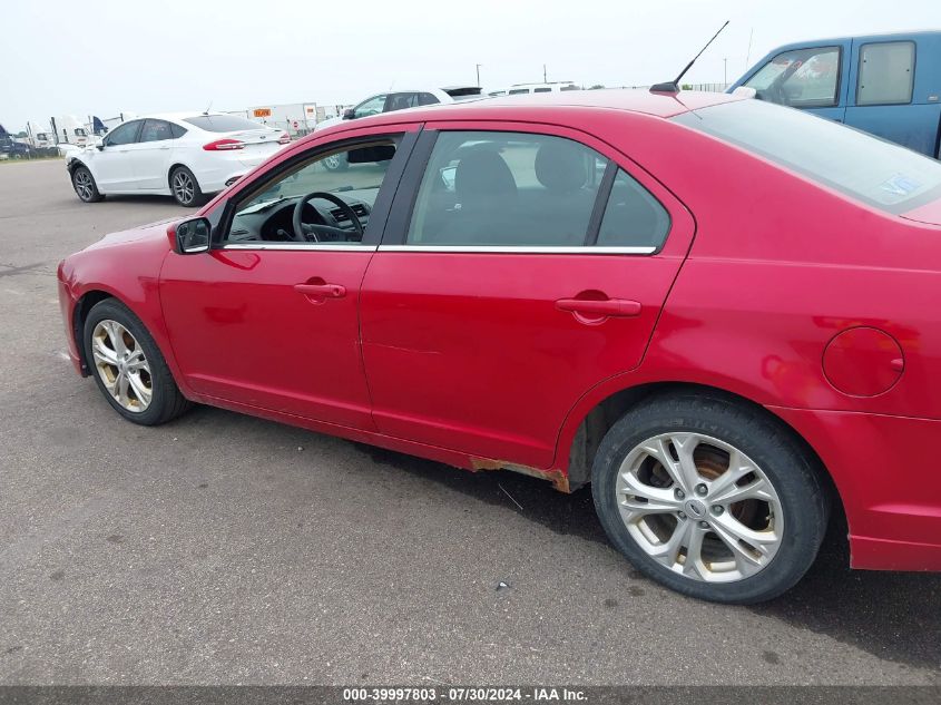 2012 Ford Fusion Se VIN: 3FAHP0HA5CR229473 Lot: 39997803